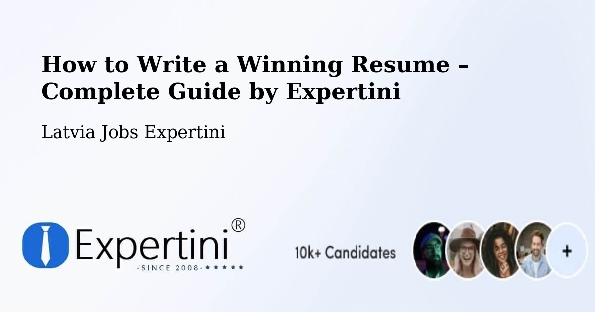 Resume Writing Guide for Job Seekers – Rucava - Rucava, Latvia Jobs Expertini
